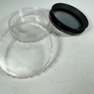 Minolta Camera Lens Polarizing Filter 55N in Orig Case - Image 1 of 4