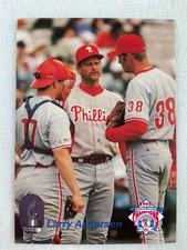 1995 Reading Phillies-Nabisco Minor League Baseball Card-Larry Andersen