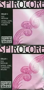 Dr Thomastik S32S33 Spirocore Cello Tungsten G&C Value Pack - Picture 1 of 1