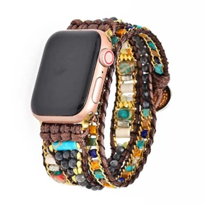 Boho Chic iWatch Band Strap for Apple watch Series 10 9 8 7 6 5 4 42/44/45/49mm - Picture 1 of 5