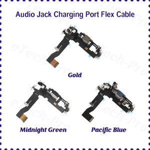 For iPhone 12 Pro Audio Jack Charging Port Dock Connector Flex Cable Replacement - Picture 1 of 12