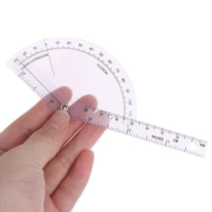 Medical Protractor Professional Spinal Ruler Portable Finger Goniometer - Picture 1 of 14