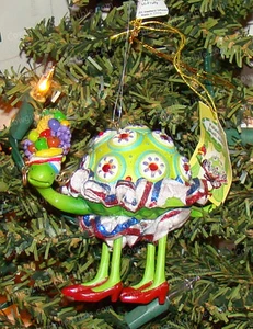 TUTI-FRUITY Turtle Ornament (Fabulous Shell Show by Westland, 13927) 2005 - Picture 1 of 4
