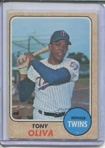 1968 Topps #165 Tony Oliva Baseball Minnesota Twins - Picture 1 of 2