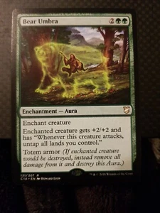 1x MTG Magic The Gathering TCG Bear Umbra - Rare - Commander - Picture 1 of 2