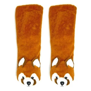 Red Panda - Kids' Plush Animal Slipper Socks - Picture 1 of 6