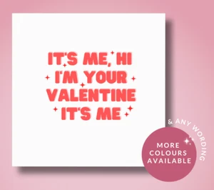 Taylor Swift Valentine's Day Card, Valentine's card for him her husband wife - Picture 1 of 10