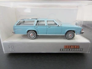 BREKINA 19631 FORD LTD STATION WAGON in BLUE model is PLASTIC - HO / 1:87 scale - Picture 1 of 2
