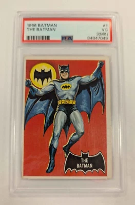 1966 Topps Batman 'The Batman' #1 1st Print PSA 3 - Image 1 of 2