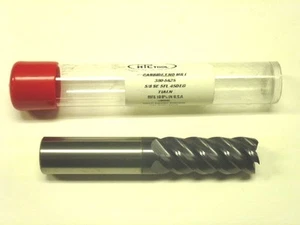 NOS! HTC Tool 5/8" SOLID CARBIDE END MILL, TiALN, #380-5625 - Picture 1 of 2