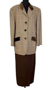 Traje falda mujer vintage años 80 de Mura | talla 44-46 - Imagen 1 de 12