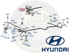Original OE 5871202310 Tubo Connessione Sinistro Servofreno HYUNDAI Atos NUOVO ! - Imagen 1 de 2