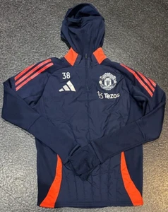 adidas Manchester United Player Issue Worn Training Top - XS - Picture 1 of 2