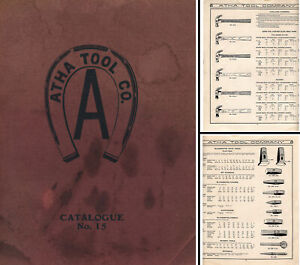 the Atha Tool Co., Newark- Catalogue No. 15, 1915- Hammers, Mauls, Etc.- 27 Pgs.
