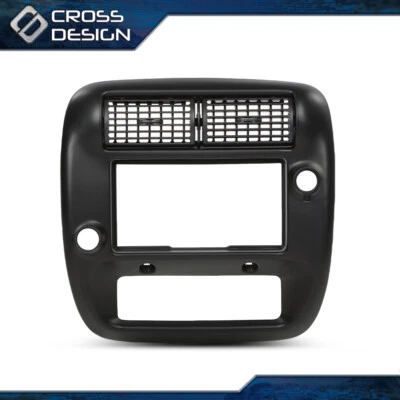 Fit For 97-01 Explorer 97-06 Ranger Center Dashboard Radio Panel Vent Trim Black - Image 1 of 4