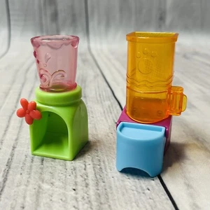 Littlest Pet Shop LPS Lot Of 2 Treat Machines Auto Feeder Water Pet Bowl Vending - Picture 1 of 8