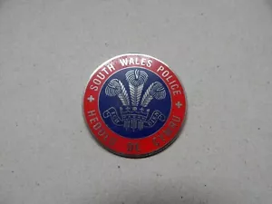Obsolete British South Wales Police Wallet Badge HF - Picture 1 of 2