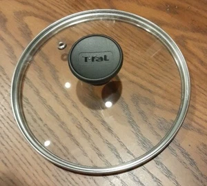 T-Fal Clear Glass Replacement Lid - 7" Round w/Vent Hole - Picture 1 of 2