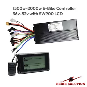 Bundle SW900 LCD With 36v/52v 40a Controller YF 1500-2000w Ebike Control Panel - Picture 1 of 6