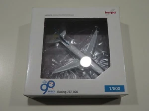 Herpa KLM 737-800 Modellino pressofuso 90° anniversario scala 1:500 = - Foto 1 di 6