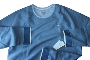 Tommy Bahama Sherpa Back Marlin Crew Sweatshirt Pullover Blau LS Neu 2XLB - Bild 1 von 4