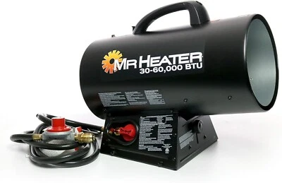 Mr. Heater MH60QFAV 60,000 BTU Portable Propane Forced Air Heater - Image 1 of 4