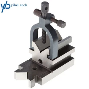 3-1/2" ×1-7/8" ×1-7/8" Angle V-Block With Clamp Set Percision Ground Hardened - Picture 1 of 12