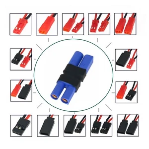 Adaptador de corriente de batería EC5 RC macho hembra JST JR Futaba conector en línea LED FPV - Imagen 1 de 16