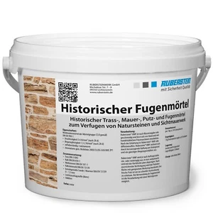 Ruberstein® Historischer Fugenmörtel Spachtel natur, 2 kg Eimer - Bild 1 von 2
