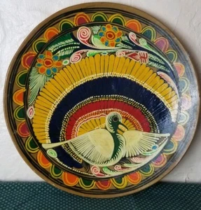 Vintage Italienisch Mexikanisch Thanksgiving Keramik Taube Teller Sechs Vögel Italien Selten - Bild 1 von 5