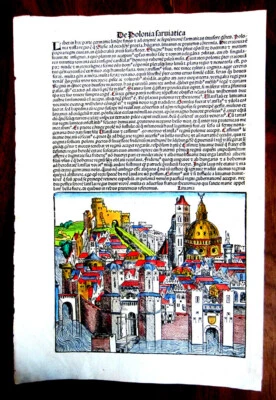 Nuremberg Chronicle Incunable 1493 First Edition - Lithuania, Poland - Image 1 of 4