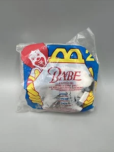 1995 Mcdonalds Happy Meal Babe Cow Plush Toy. Amazing Wildlife. NEW IN BAG - Picture 1 of 6