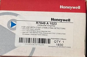 Honeywell R7849A1023 Ultraviolet Flame Amplifier R7849A1023 New Fast Shipping - Picture 1 of 8