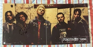 Powerman 5000 Transform (2003) Promo Poster (Autographed By Band) 24 X 12 - Picture 1 of 4