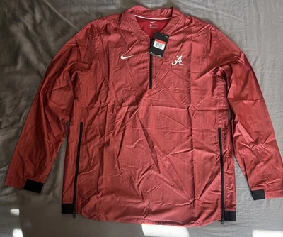 Chaqueta cortavientos Alabama Crimson Tide para hombre grande roja Nike Dri-Fit cremallera completa nueva con etiquetas Foto 1 de 3