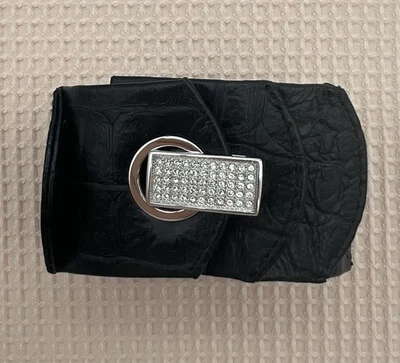 Org. Pierre Lang Armband, RH, Schwarz, Größe M, Echtes Leder - Bild 1 von 4