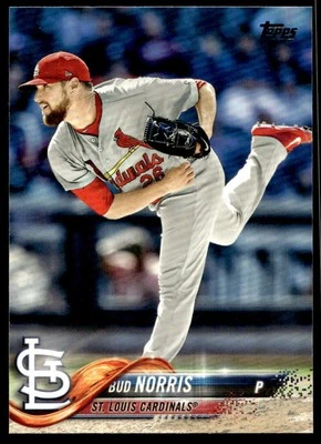 2018 Topps #686 Bud Norris St. Louis Cardinals Baseball - Image 1 of 2