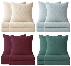 Winterbettwäsche Bubble Wende Uni Teddy Plüsch Nicki Warm Flanell Cashmere Touch - Bild 1 von 17