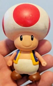 Nintendo 2008 Toad Figura de Acción Juguete Super Mario Bros Película 4" de Alto - Imagen 1 de 4