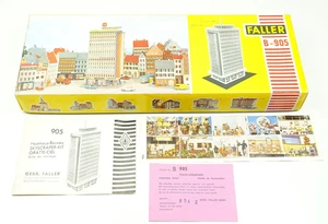 Faller H0 B 905 Hochhaus vollständig OVP Karton Gebäude AMS Märklin Schauanlage - Bild 1 von 12