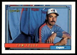 1992 O-Pee-Chee Tom Foley Montreal Expos #666 - Picture 1 of 2