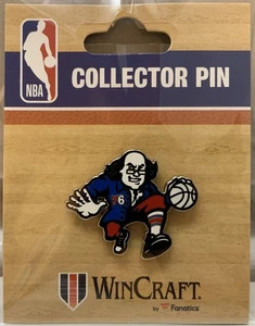 PHILADELPHIA 76ers BEN FRANKLIN DRIBBLING BEN ANSTECKNADEL SAMMLER PIN NEU WINCRAFT - Bild 1 von 1