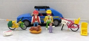 Playmobil #3739 Coche Familiar Azul Suzuki Swift Con Bicicletas 1992 - Imagen 1 de 14