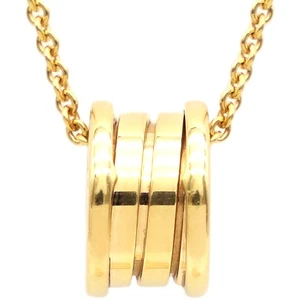 BVLGARI Necklace B-ZERO1 K18YG Gold Pendant K18 750YG 216471 - Picture 1 of 7