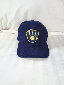 Cappello vintage Milwaukee Brewers Sports Specialties modello professionale 7 3/8 MLB aderente lana - Foto 1 di 7