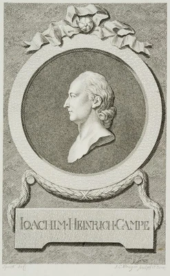J. KRÜGER (1733-1791), Joachim Heinrich Campe (1746-1818), KSt. Klassizismus - Bild 1 von 4