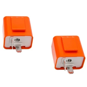 For Kawasaki LED Flasher Relay 2-Pin ABS Plastic Accessories Car Parts - Picture 1 of 12
