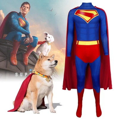 2025 Superman+Superdog Collar Capa Cosplay Disfraz Regalo de Navidad Foto 1 de 4