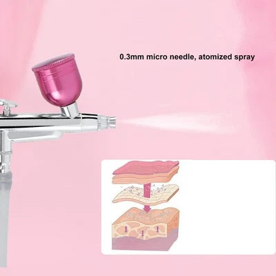 Oxygen Facial Injection Mini Moisture Spray Beauty Machine Pink Spray - Image 1 of 4