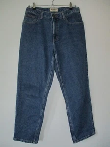 L.L. Pantalones de mezclilla Bean relajados para hombre W30 L27 azul pierna recta - Imagen 1 de 15